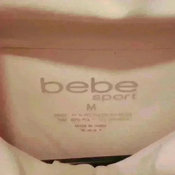 Bebe Athletic Jacket sz med. Zip up pockets. - Picture 3 of 3